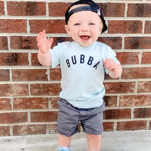 BUBBA | Little Boy Shirt |Trendy Kids Clothes | Shirts for Little Boys | Boy Shirt | Toddler Boy Shirt | Boy Graphic Tees |