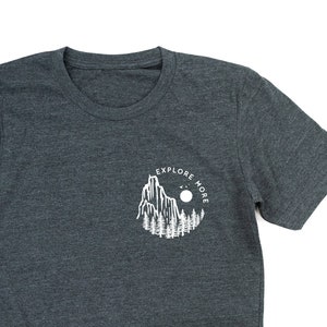 EXPLORE MORE - Pocket Design - Unisex Tee | Dad Shirt | Father&#39;s Day | Father&#39;s Day Shirt | Shirts for Dad | Fathers Day Gift | Dad Life