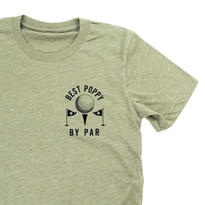 Best Poppy By Par - Unisex Tee | Poppy Shirts | Father&#39;s Day | Father&#39;s Day Shirt | Shirts for Dad | Fathers Day Gift | Poppy Gift |