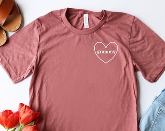 Grammy © | Grammy Shirt | Shirts for Grammy | Unisex T Shirt | Graphic Tees | Grammy Gift | Mother's Day Gift | Grandma Shirt