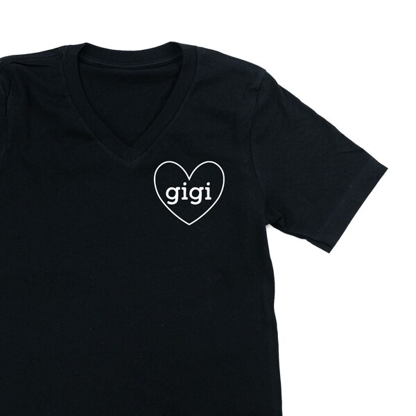 Gigi (Heart)© - Unisex Tee | Gigi Shirt | Shirts for Gigi | Graphic Tee | Mother's Day Gift | Grandma Shirt | Shirts for Grandmas