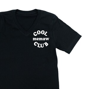 COOL Memaw CLUB - Zakontwerp - Unisex T-shirt | Memaw grafisch T-shirt | Cadeau voor Memaw | Moederdagcadeau | Ik hou van mijn bemanning | Oma leven |