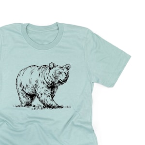 BEAR - Camiseta unisex / Camisa de zoológico / Camiseta gráfica / Camisas para mamás / Regalo del Día de la Madre / Vida de mamá / Camisa de zoológico para mamá / Camisa de la tripulación del zoológico