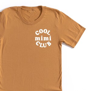COOL Mimi CLUB - Pocket Design - Unisex Tee | Mimi Graphic Tee | Gift for Mimi | Mother&#39;s Day Gift | Love My Crew | Grandma Life |