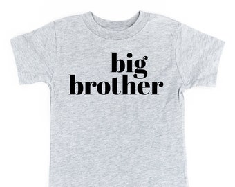 Hermano mayor - Original / Camisa de hermano mayor / Hermano menor / Camisas de hermanos / Hermana mayor / Anuncio de embarazo / Camiseta gráfica para niños