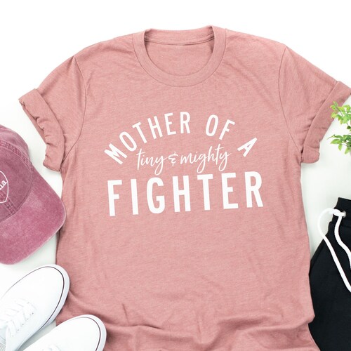 Mother of Tiny and Mighty Fighters © Twin Mom Shirt | Etsy