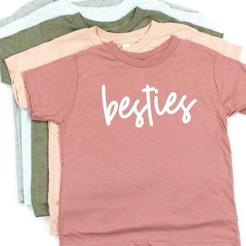 Besties © Best Friend Shirt BFF Shirts Sibling Shirts Etsy
