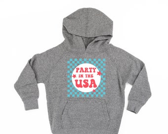 Party in the USA - Child Hoodie | Kids Patriotic Shirt | Party in the USA | All American Kid | Kids 4th of July Tee | Independence Day Tee