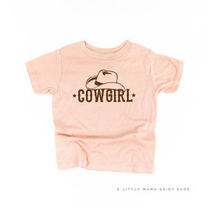 COWGIRL Child Shirt Kids Graphic Tee Kids Rodeo Shirt Kids Western Shirt Girls Graphic Tee Kids Cowgirl Tee Graphic Shirt image 8