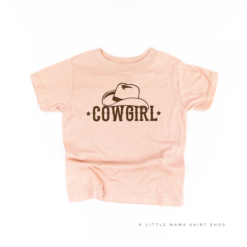 COWGIRL Child Shirt Kids Graphic Tee Kids Rodeo Shirt Kids Western Shirt Girls Graphic Tee Kids Cowgirl Tee Graphic Shirt image 8