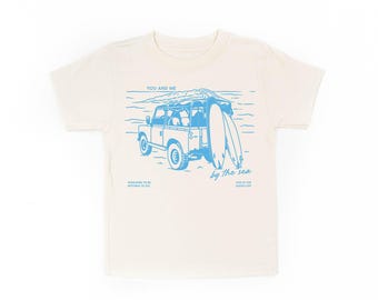 You And Me By The Sea - Child Tee | Kids Spring Outfit | Spring Graphic Tee | Vacay Vibes | Kids Graphic Tee | Kids Vacation Shirt |