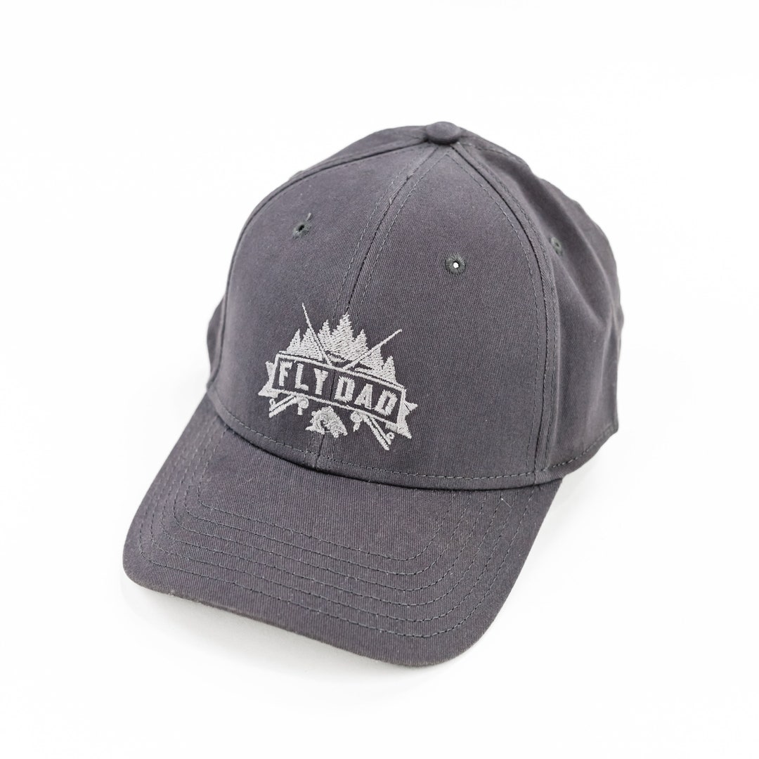 Fly Dad FLY DAD - Gray W/ Silver Thread - Comfy Fit - Baseball Cap | Dad Gift ...