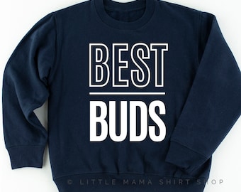Best Buds | Boy Sweater | Sweater for Kids | Kid Sweatshirt | Little Boy Shirt | Boy Graphic Tee | Toddler Sweatshirt | Little Boy Gift