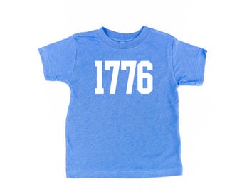 1776 - Child Tee | Fourth of July Shirt | Kids Patriotic Outfit | Kids 4th of July Shirts | USA Accessories | Kids Summer Outfit |