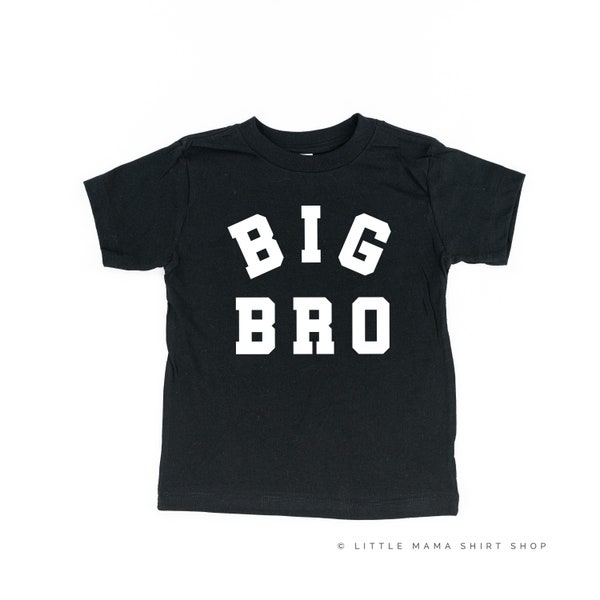 BIG BRO - Varsity - Child Shirt | Brother Shirt s| Little Brothers | Sibling Shirts | Big Brother | Pregnancy Announcement | Kids Tees