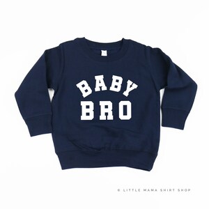 BABY BRO - Varsity - Child Sweater | Sweater for Kids | Kid Sweatshirt | Toddler Shirt | Brother Graphic Sweater | Toddler Sweatshirt