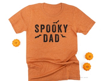 Spooky Dad - Unisex Tee | Halloween Graphic Tee | Men&#39;s Halloween Shirt | Spooky Season | Fall Shirts | Dad Graphic Tee | Fall Tees |