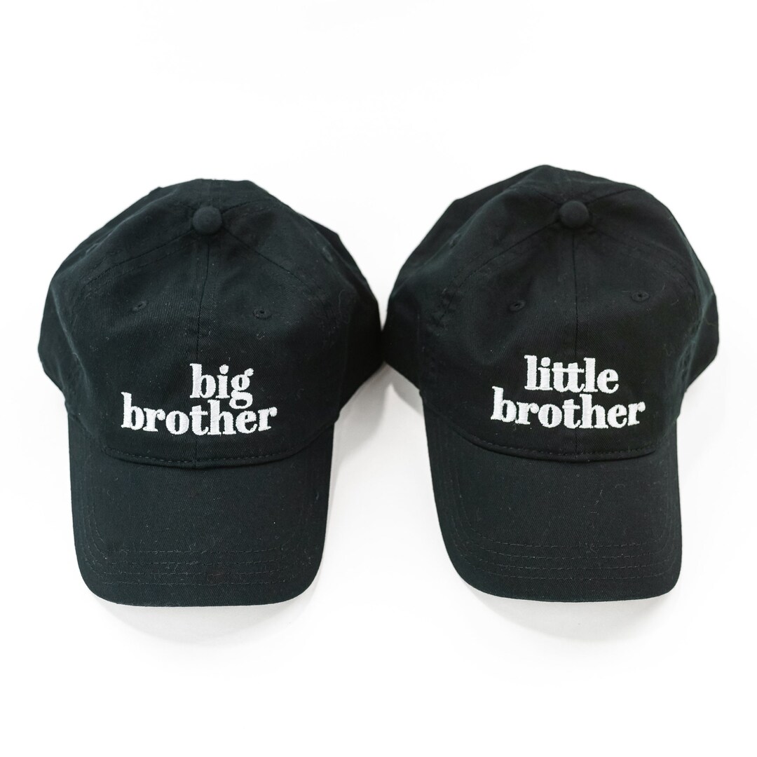 Big/little Brother Child Size Curved Brim Hat Toddler Boy Hats Little Boy Hat Curved Brim Hats