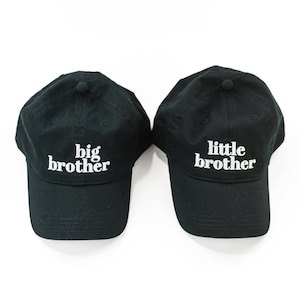 Big/Little Brother - Child Size - Curved Brim Hat | Toddler Boy Hats | Little Boy Hat | Curved Brim Hats | Boys Curved Brim Hats | Boy Hats