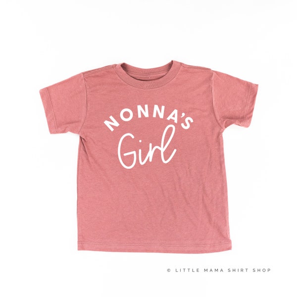 Nonna's Girl | Toddler Girl Shirt | Shirts for Little Girls | Nonna's Girl | Little Girl Shirts | Baby Girl Shirt | Grandma's Girl |