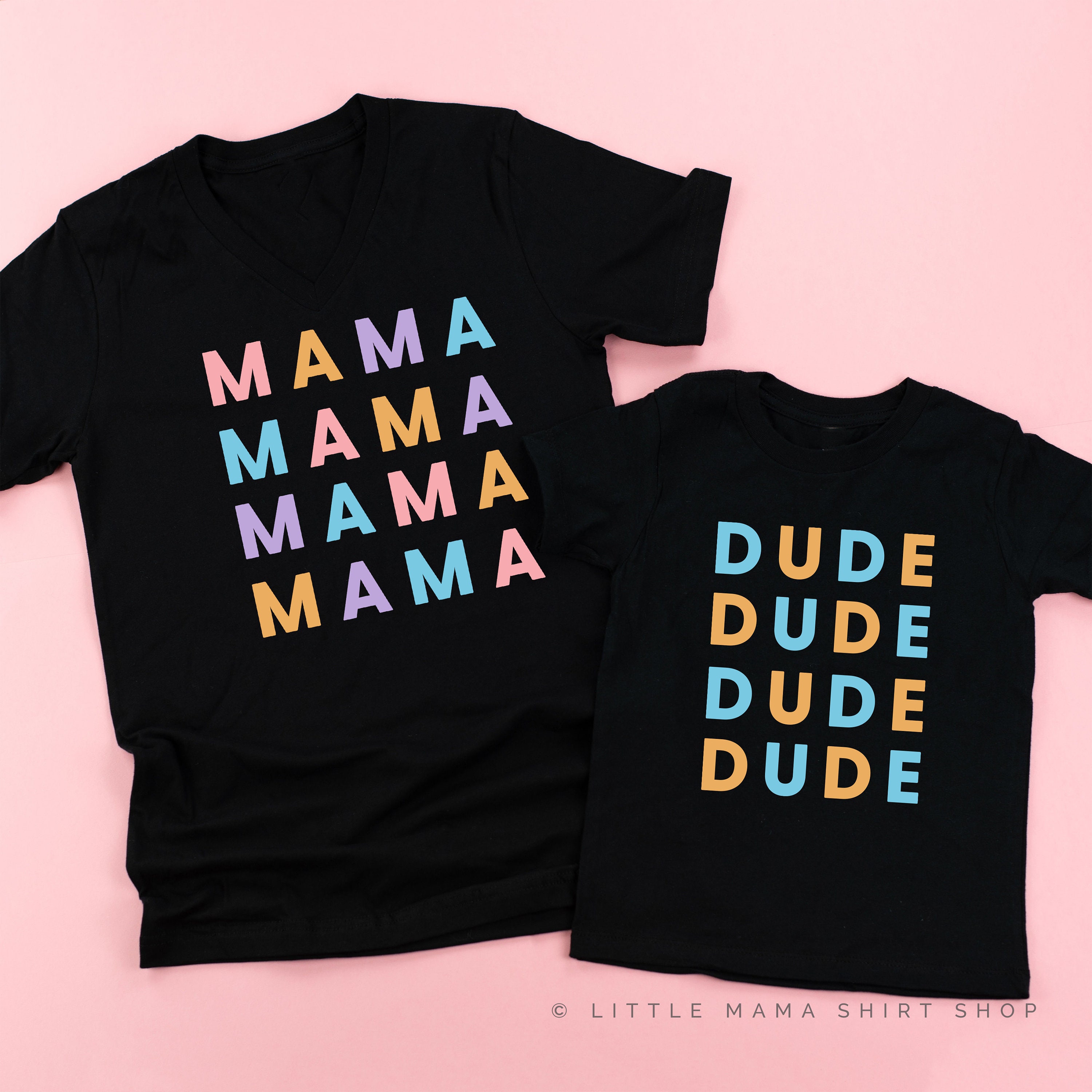 MAMA/DUDE X4 Pastel Designs Set of 2 