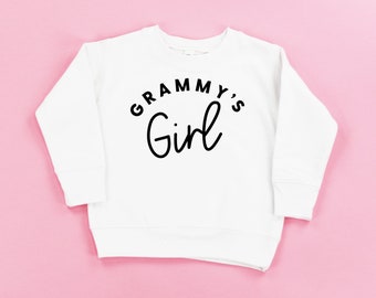 Grammy's Girl - Child SWEATER | Toddler Girl Sweater | Sweater for Little Girls | Grammy's Girl | Little Girl Sweater | Grandma's Girl |