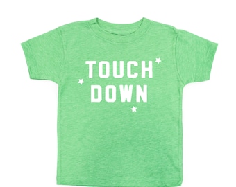 Touch Down © | Toddler Baseball Shirt | Softball Shirt | Shirts for Baseball | Little Kid Shirts | Kids Sports | Kid Sports Tees |