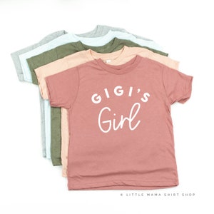 Gigi&#39;s Girl | Toddler Girl Shirt | Shirts for Little Girls | Gigi&#39;s Girl | Little Girl Shirts | Baby Girl Shirt | Grandma&#39;s Girl |