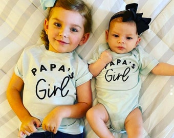 Papa's Girl | Toddler Girl Shirt | Shirts for Little Girls | Papa's Girl | Little Girl Shirts | Baby Girl Shirt | Grandpa's Girl |