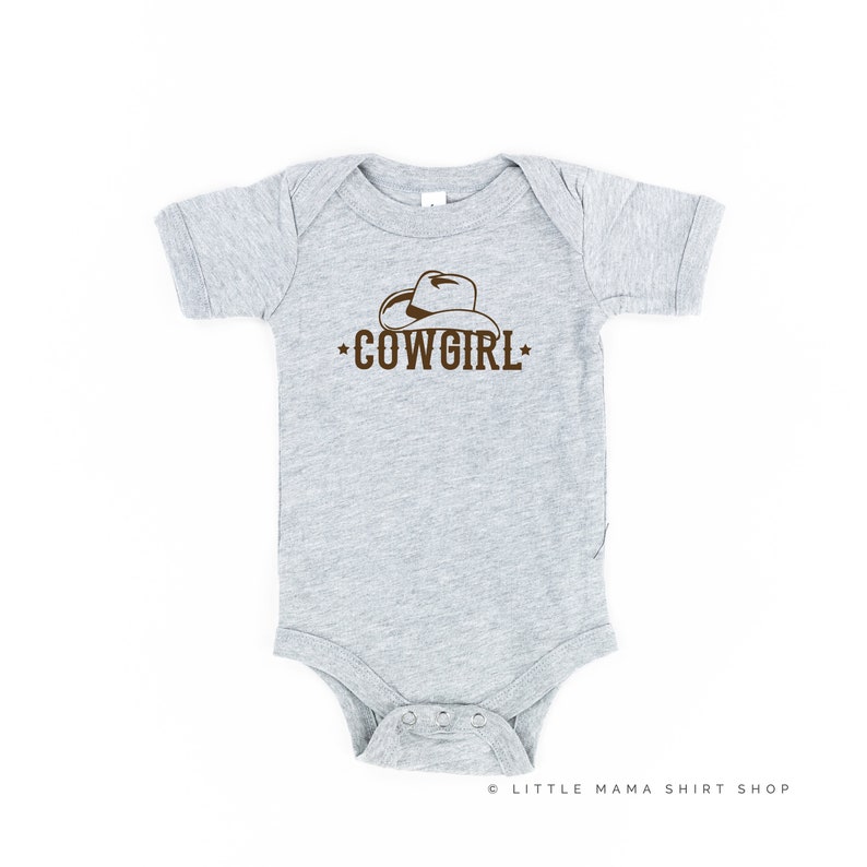 COWGIRL Child Shirt Kids Graphic Tee Kids Rodeo Shirt Kids Western Shirt Girls Graphic Tee Kids Cowgirl Tee Graphic Shirt image 9