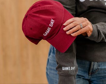 47 Hat - GAME DAY - Custom Number | Personalized Hat | Gift for Mom | Mom Life | Mother's Day Gift | Baseball Accessories | Baseball Mom |