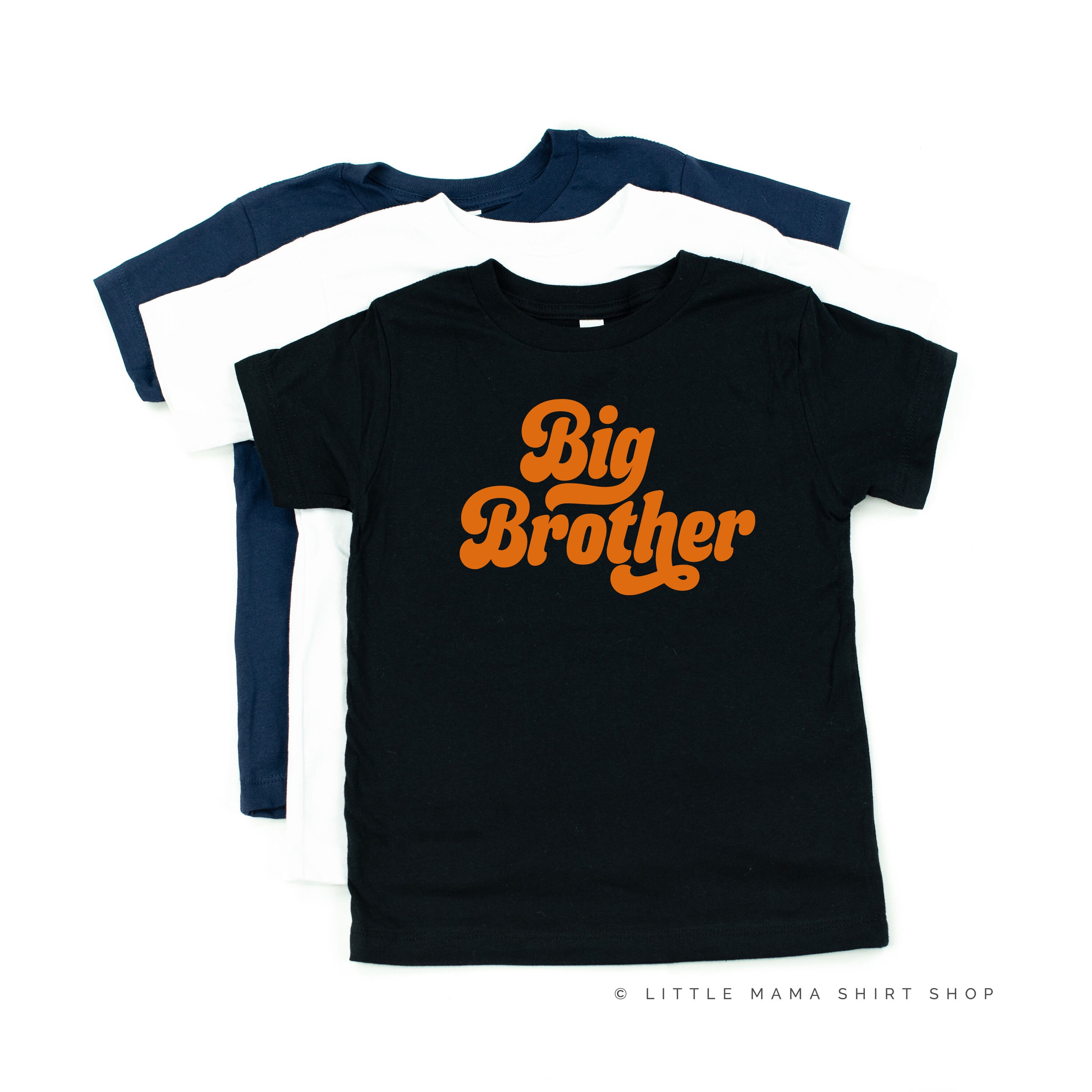 ビッグブラザー出品 ビッグブラザー（レトロ） - 子供用Tシャツ | 幼児用男の子シャツ