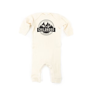 Childhood - The Greatest Adventure - One Piece Baby SLEEPER | Infant Bodysuit | Baby Bodysuit | Baby Graphic Tee | Infant Sleeper | Romper