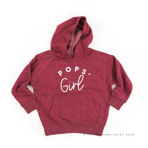Pops&#39; Girl - Child HOODIE | Child Sweatshirt | Child Hoodie | Kid Sweatshirt | Toddler Shirt | Graphic Sweater | Toddler Sweatshirt |
