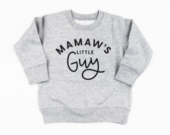 Mamaw's Little Guy - Suéter para niños / Niño pequeño/ Suéter para niños pequeños / Chico de Mamaw / Suéter para niños pequeños / Suéter para niños / Chico de la abuela /