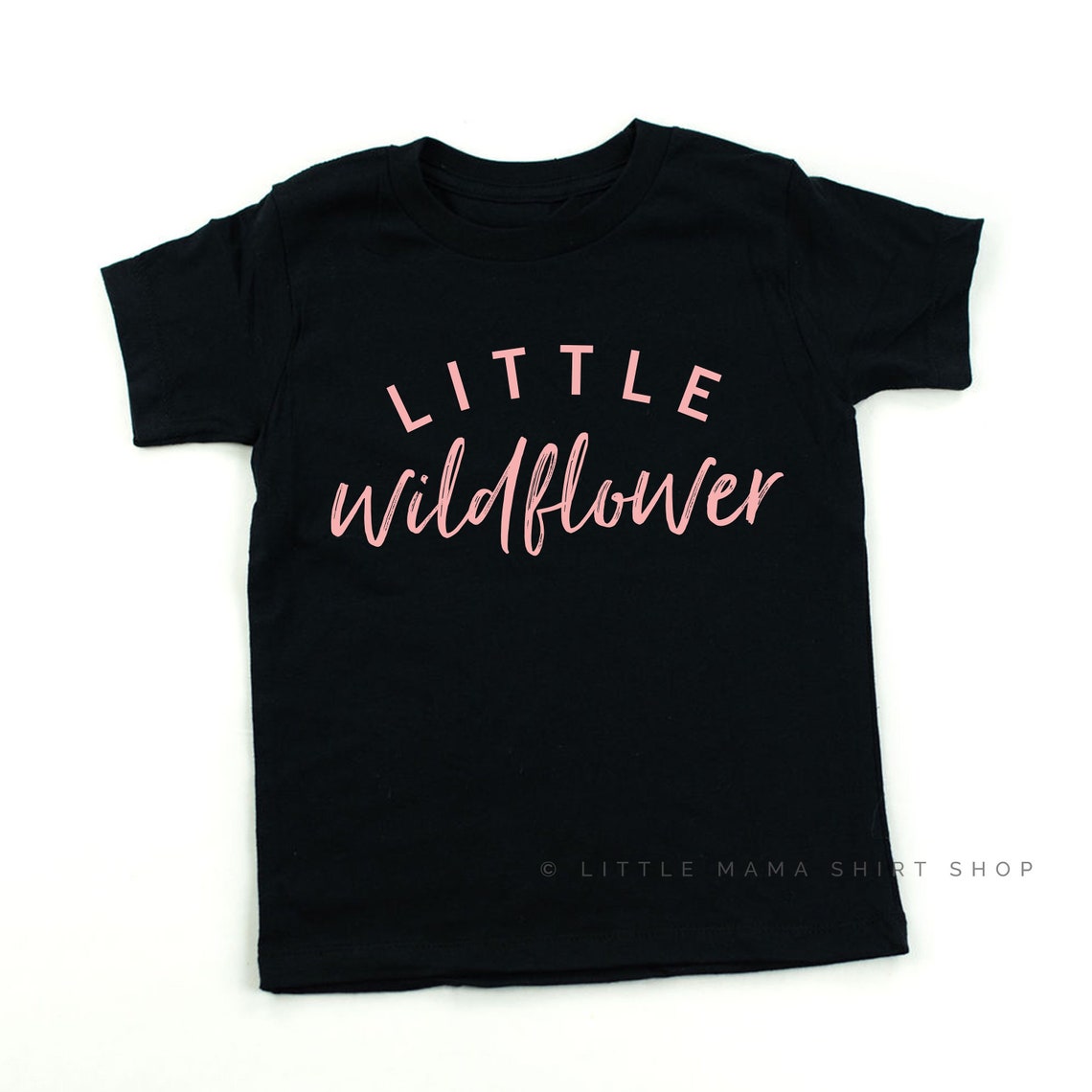 Little Wildflower Toddler Girl Shirt Toddler Girl Graphic Etsy