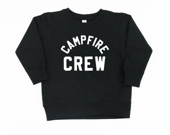 Campfire Crew | Kid Sweaters | Sweater for Kids | Kid Sweatshirt | Girl Shirt | Kid Graphic Shirt | Toddler Sweatshirt | Boy Shirt |