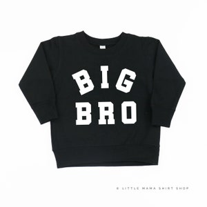 BIG BRO - Varsity - Suéter Infantil | Camisola para Crianças | Moletom infantil | camisa infantil | Suéter gráfico Brother | Moletom infantil