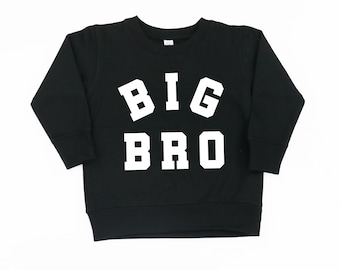 BIG BRO - Varsity - Child Sweater | Sweater for Kids | Kid Sweatshirt | Toddler Shirt | Brother Graphic Sweater | Toddler Sweatshirt