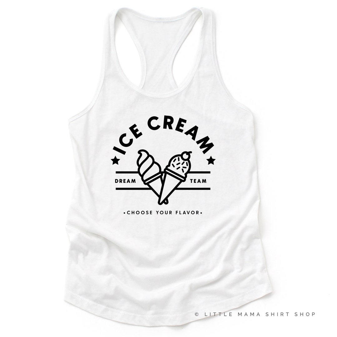 Ice Cream Dream Team Ice Cream Detail Women's Etsy