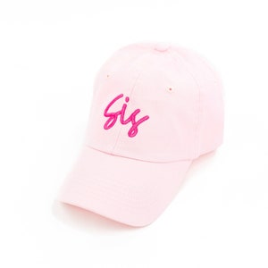 Hermana - TALLA DE NIÑA - Gorra de béisbol (rosa claro) / Gorras para niñas / Gorra de béisbol / Gorra para niña pequeña / Gorras para niñas / Gorras para hermanas / Gorra para hermanas /