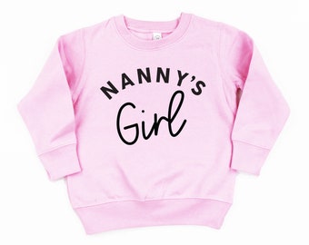 Nanny's Girl - Suéter para niños / Suéter para niñas pequeñas / Suéter para niñas / Niña de la niñera / Suéter para niñas / Niña de la abuela