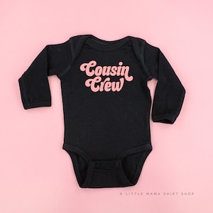 Cousin Crew - RETRO | LONG SLEEVE Shirt | Toddler Shirts | Youth Shirts | Sibling Shirts | Graphic Tee For Kids | Kids Graphic Tee |