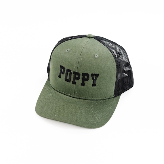 black Snapback Hat Poppy Gift Hat 