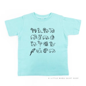 4x4 Zoo Animals - Child Shirt | Toddler Shirt | Kid Shirt | Littler Girl Shirt | Little Boy Shirt | Zoo Shirts | Shirts for the Zoo |