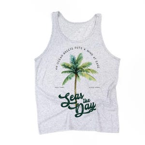 Seas The Day - Unisex Jersey TANK | Vacation Outfit | Beach Tank | Summer Tank | Vacay Vibes | Beach Babe | Family Vacation Shirts |
