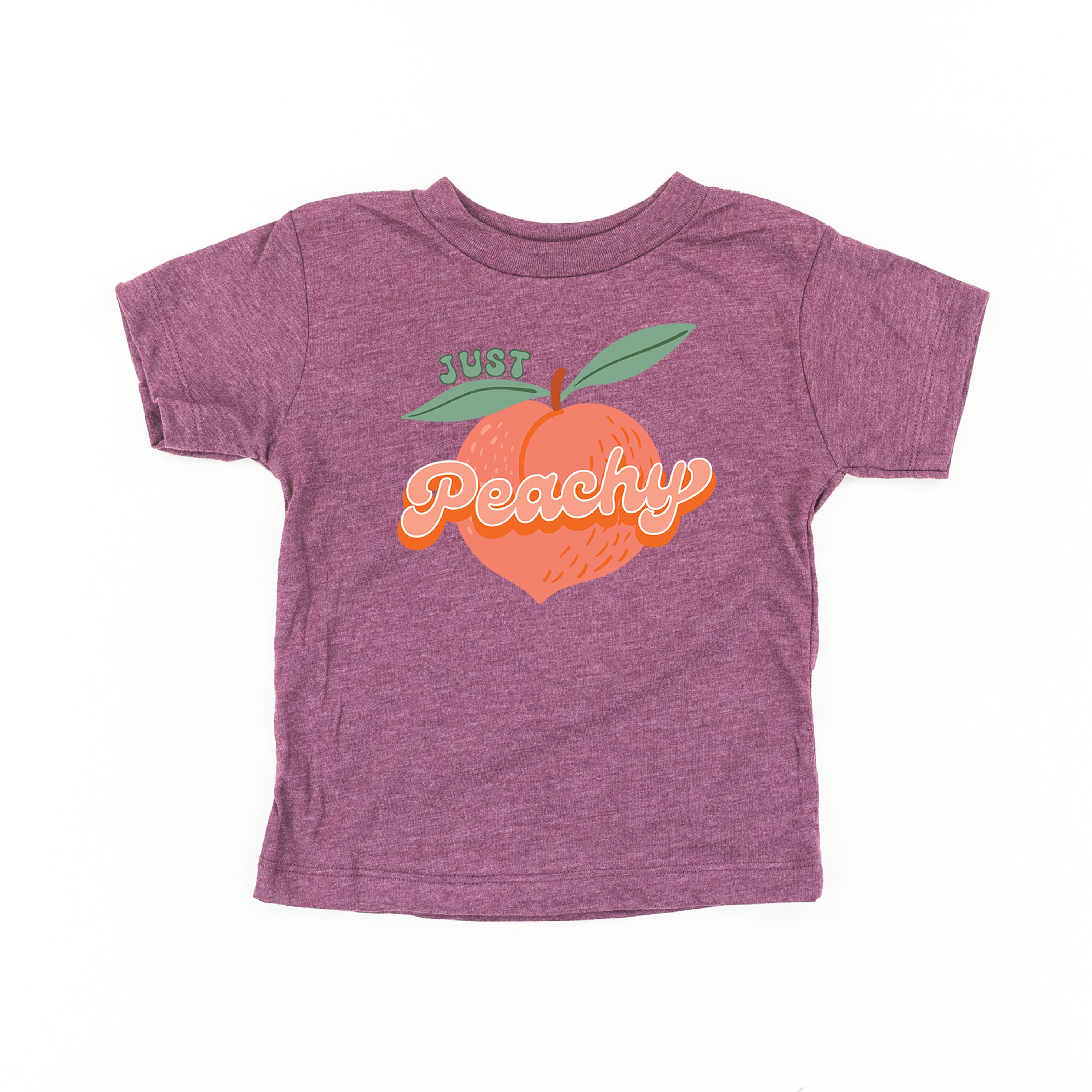 PHYPS ♥ Monday Routine Peach Short Sleeve T-shirt Monday Routine Peach Short Sleeve T-shirt_White - PHYPS HOME
