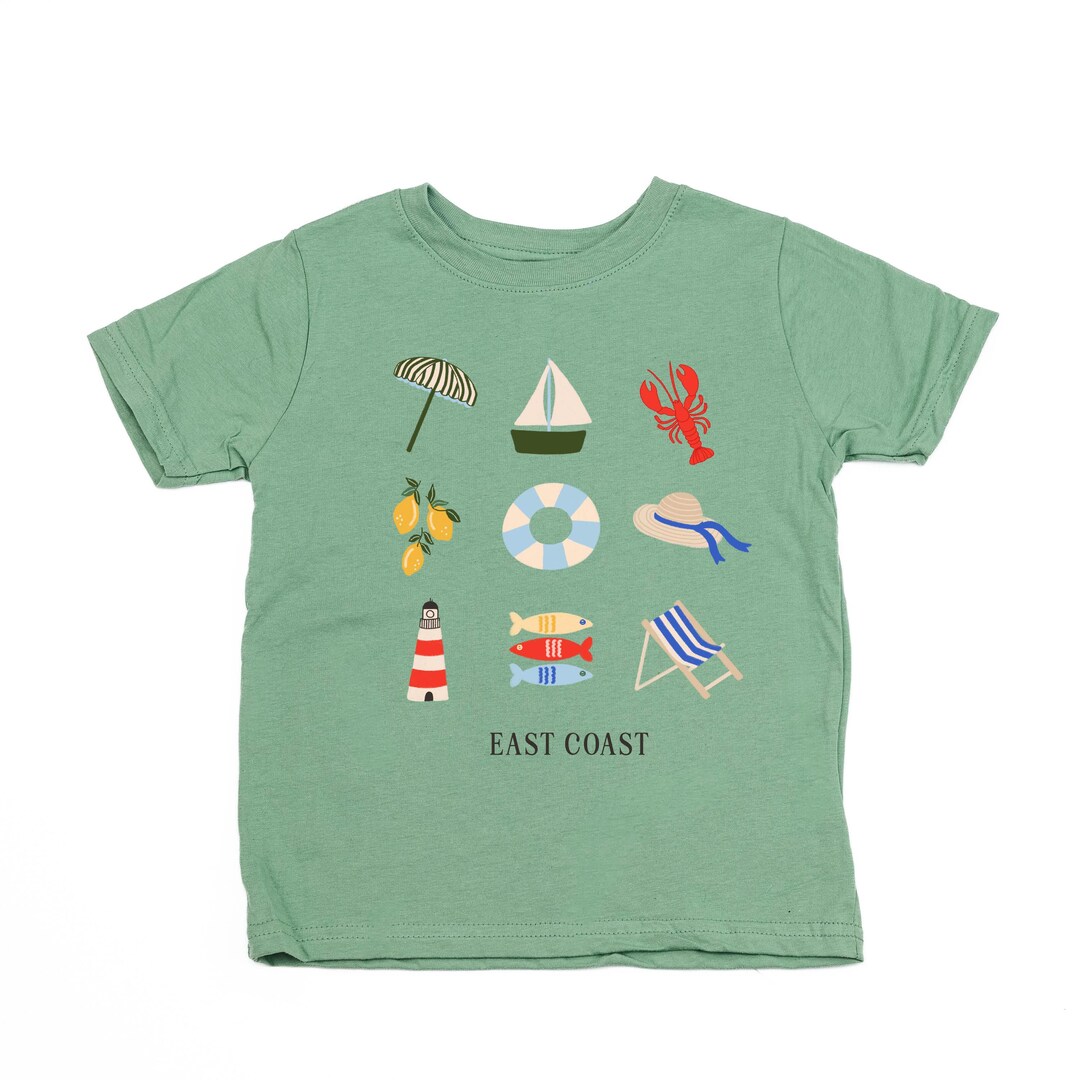 3x3 East Coast Collage - Child Tee | Kids Summer Outfit | Spring ...