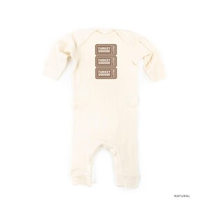 Turkey Dinner Tickets - Baby Sleeper | Baby Fall Outfit | Fall Graphic Tee | Baby Romper | Thanksgiving Outfit | Little Pumpkin |