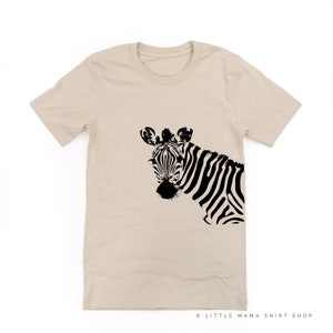 ZEBRA - Unisex Tee | Zoo Shirt | Graphic Tee | Shirts for Moms | Mother&#39;s Day Gift | Mom Life | Zoo Shirt for Mom | Zoo Crew Shirt